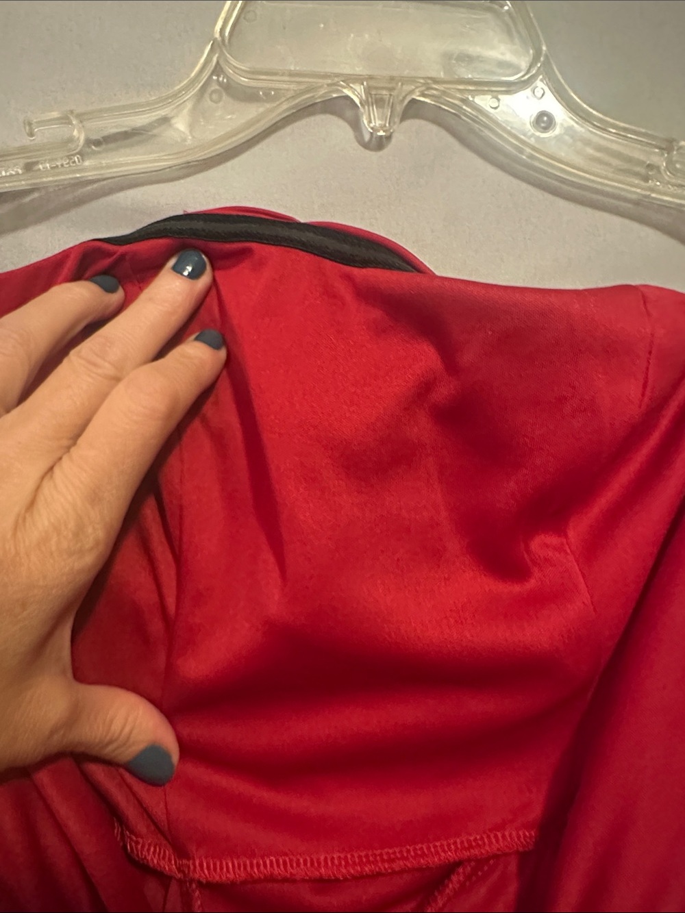 Strapless Ruched Red Bodycon Dress - Picture 4 of 4